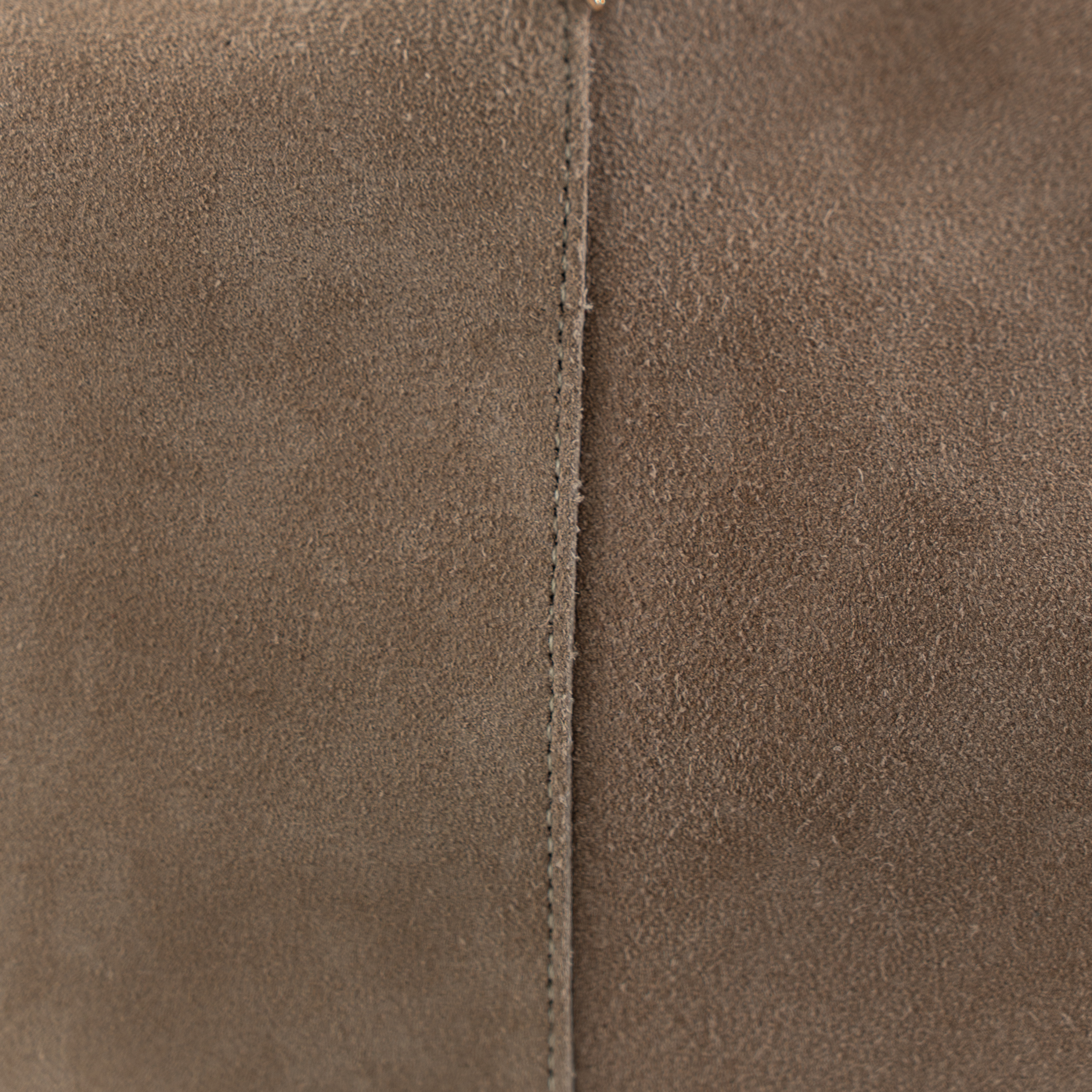 SUEDE TOTE BAG - BEIGE