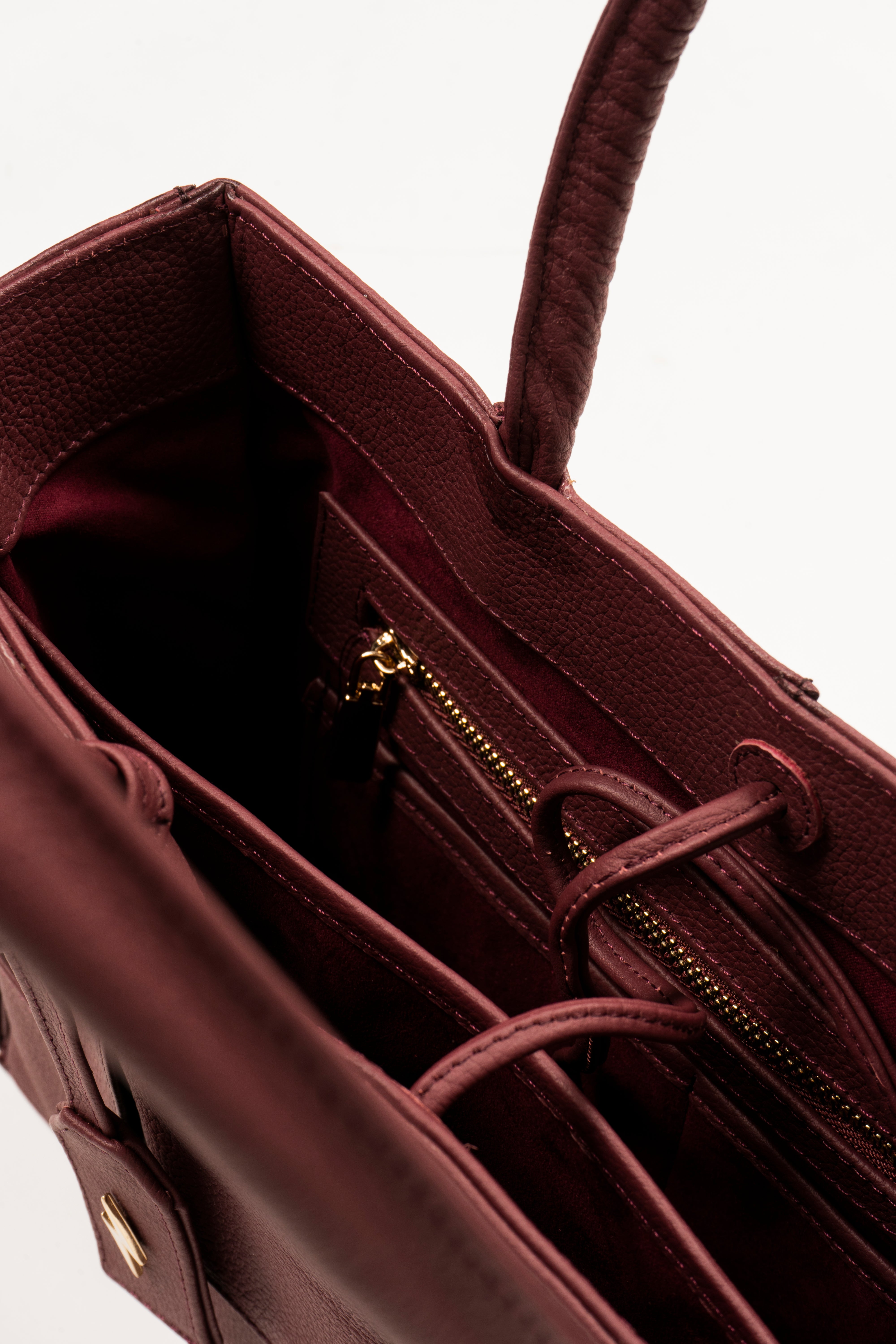 ALINÉ BAG – BURGUNDY
