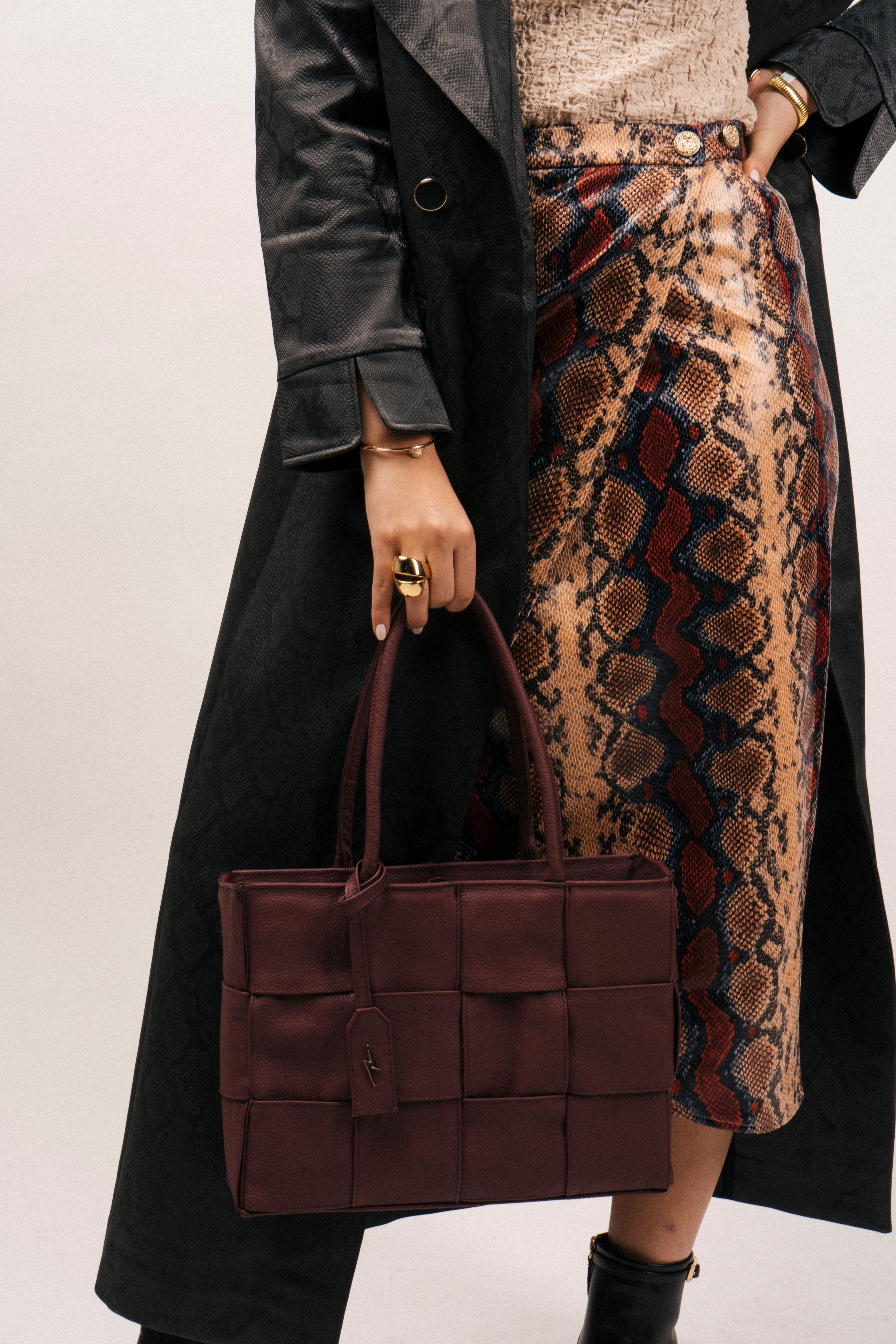 ALINÉ BAG – BURGUNDY