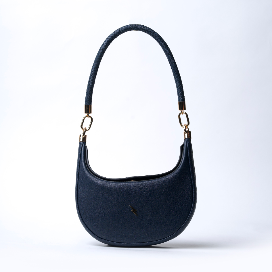 LUNA BAG - METALLIC BLUE