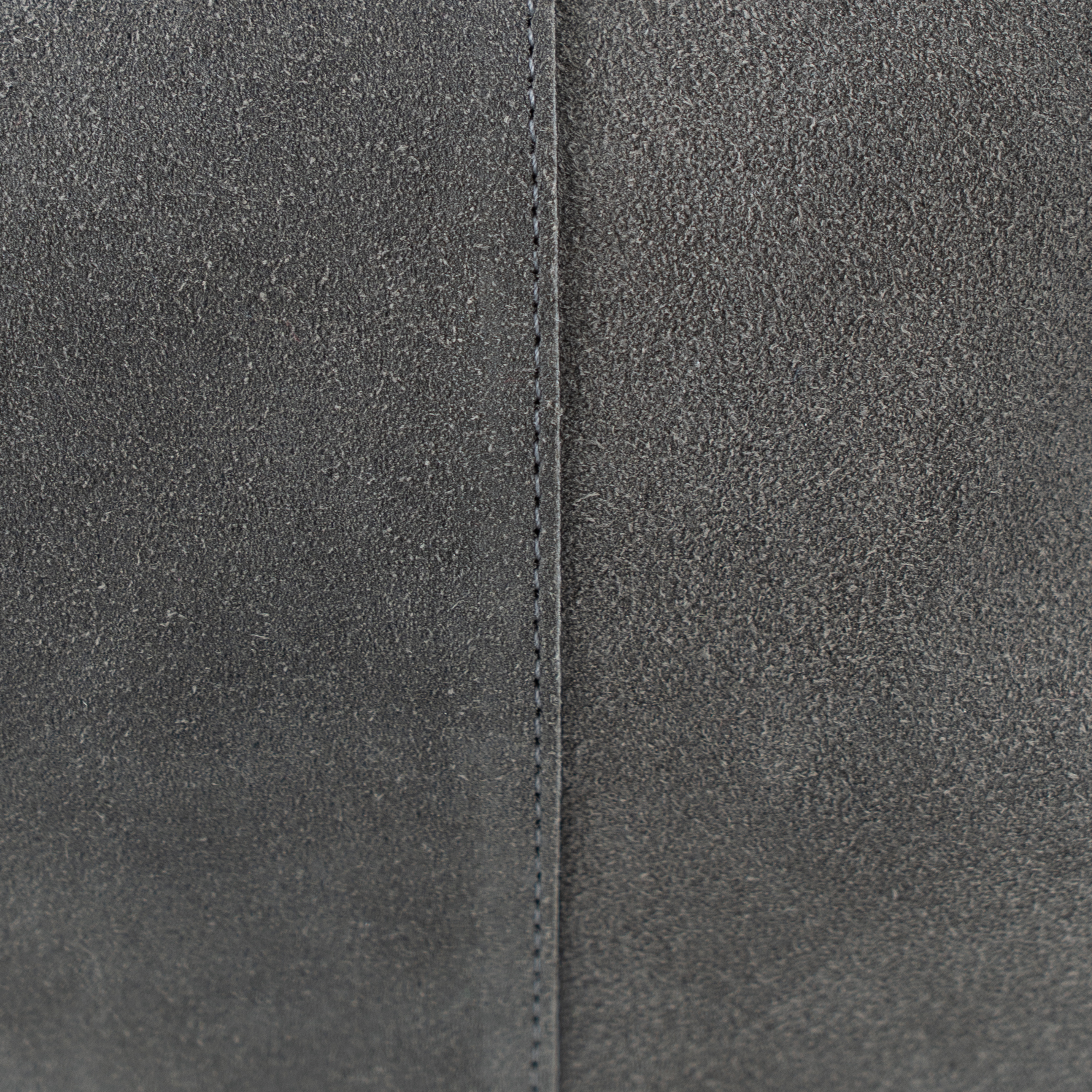 SUEDE TOTE BAG - LIGHT GRAY