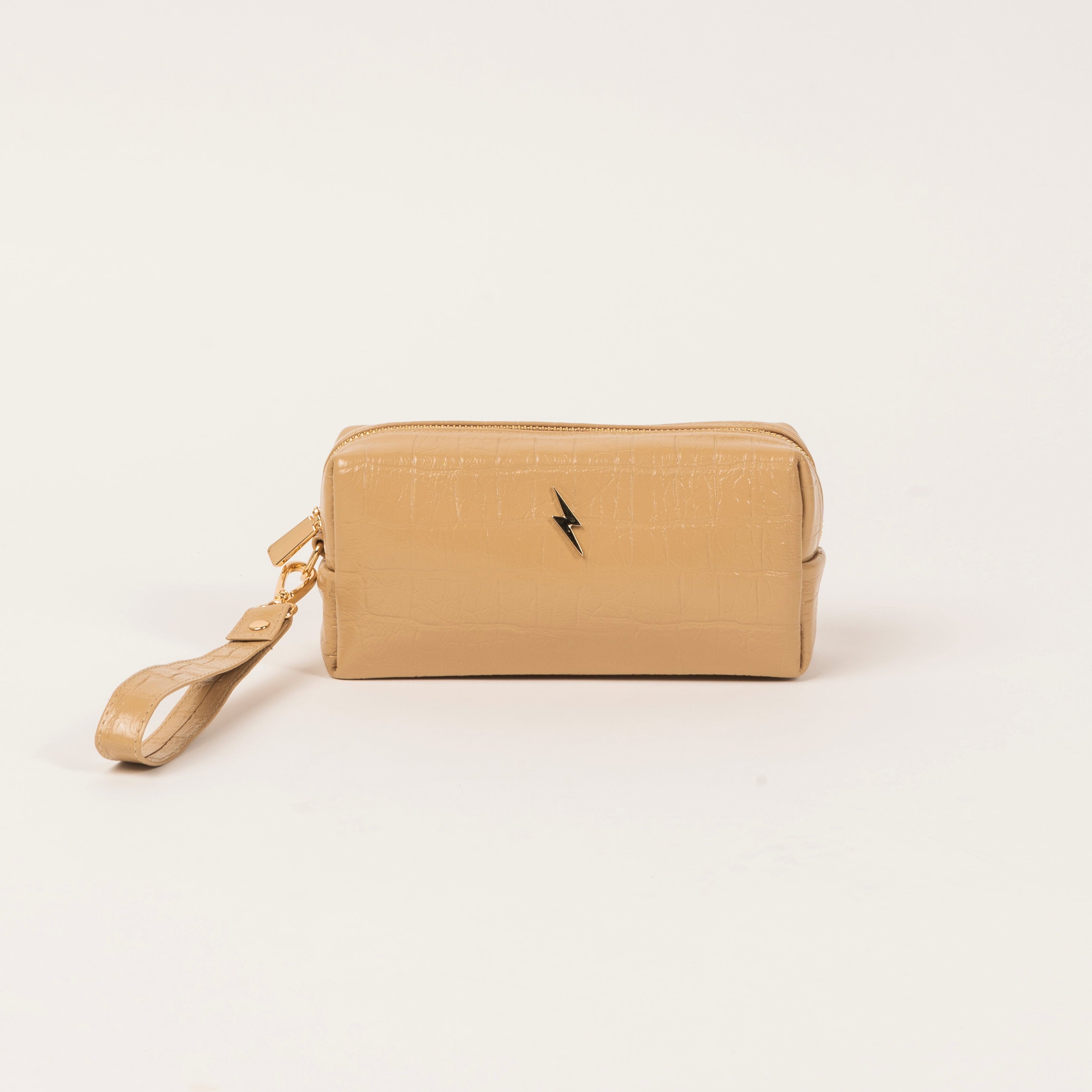CROC POUCH – BEIGE