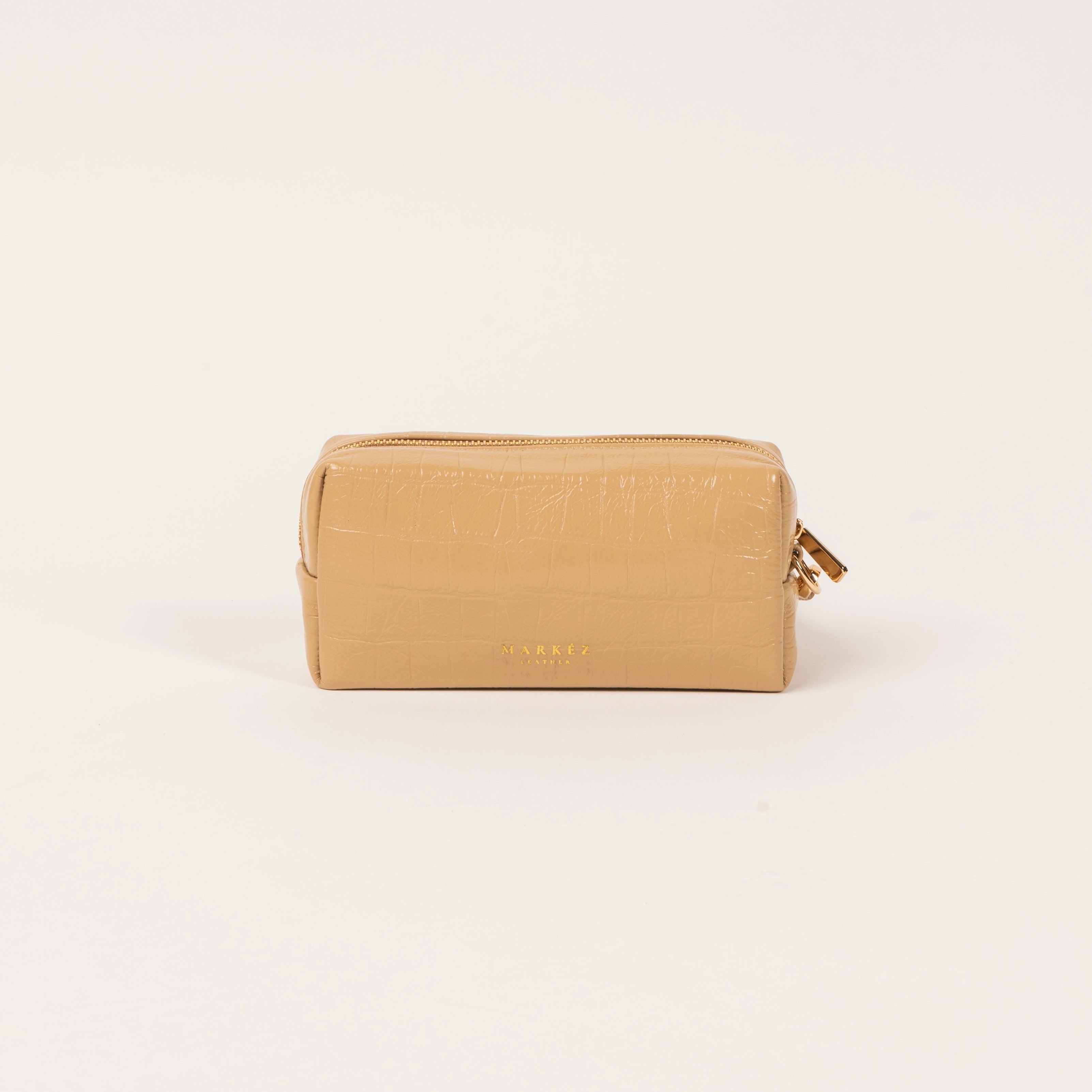 CROC POUCH – BEIGE