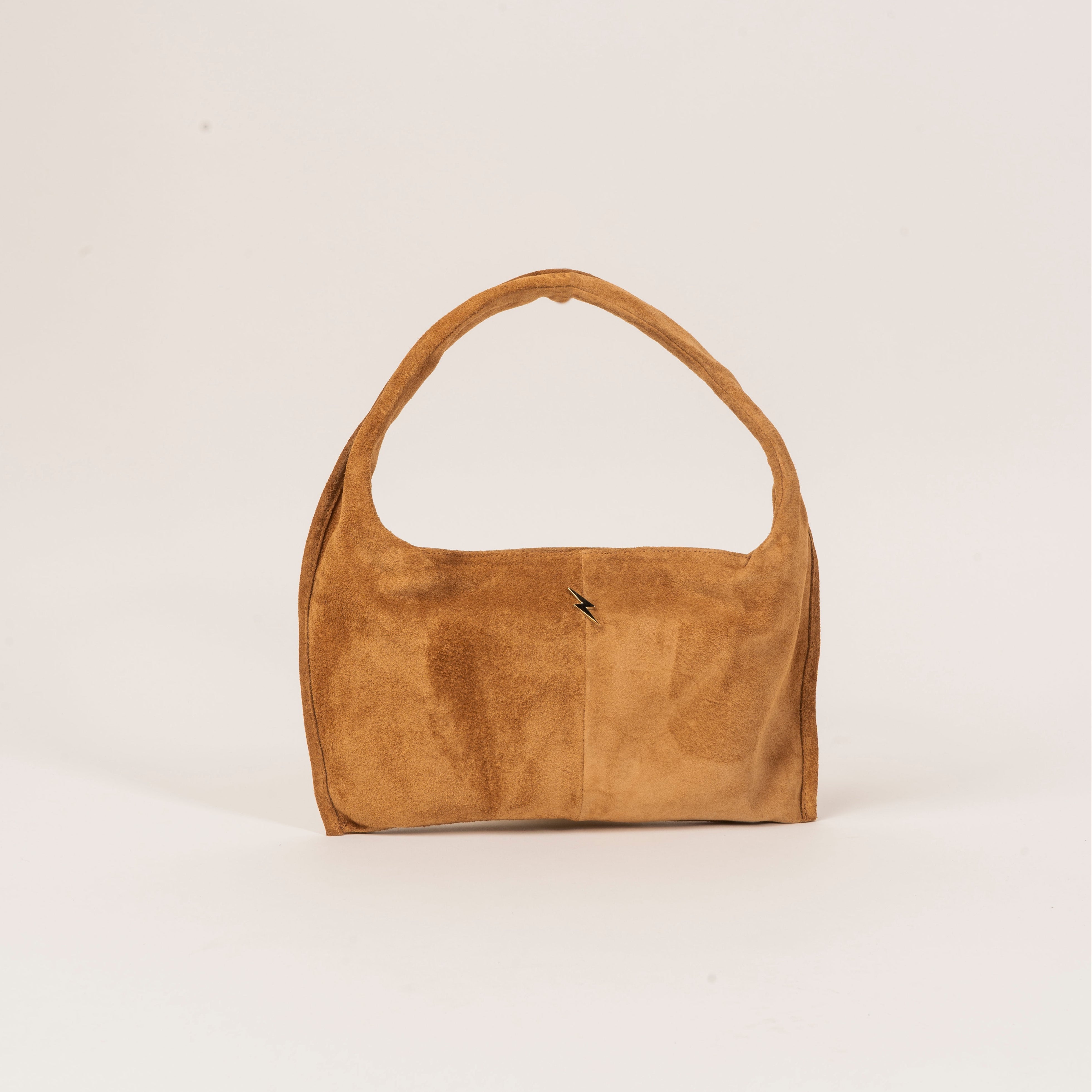 ENZA BAG – SUEDE CAMEL