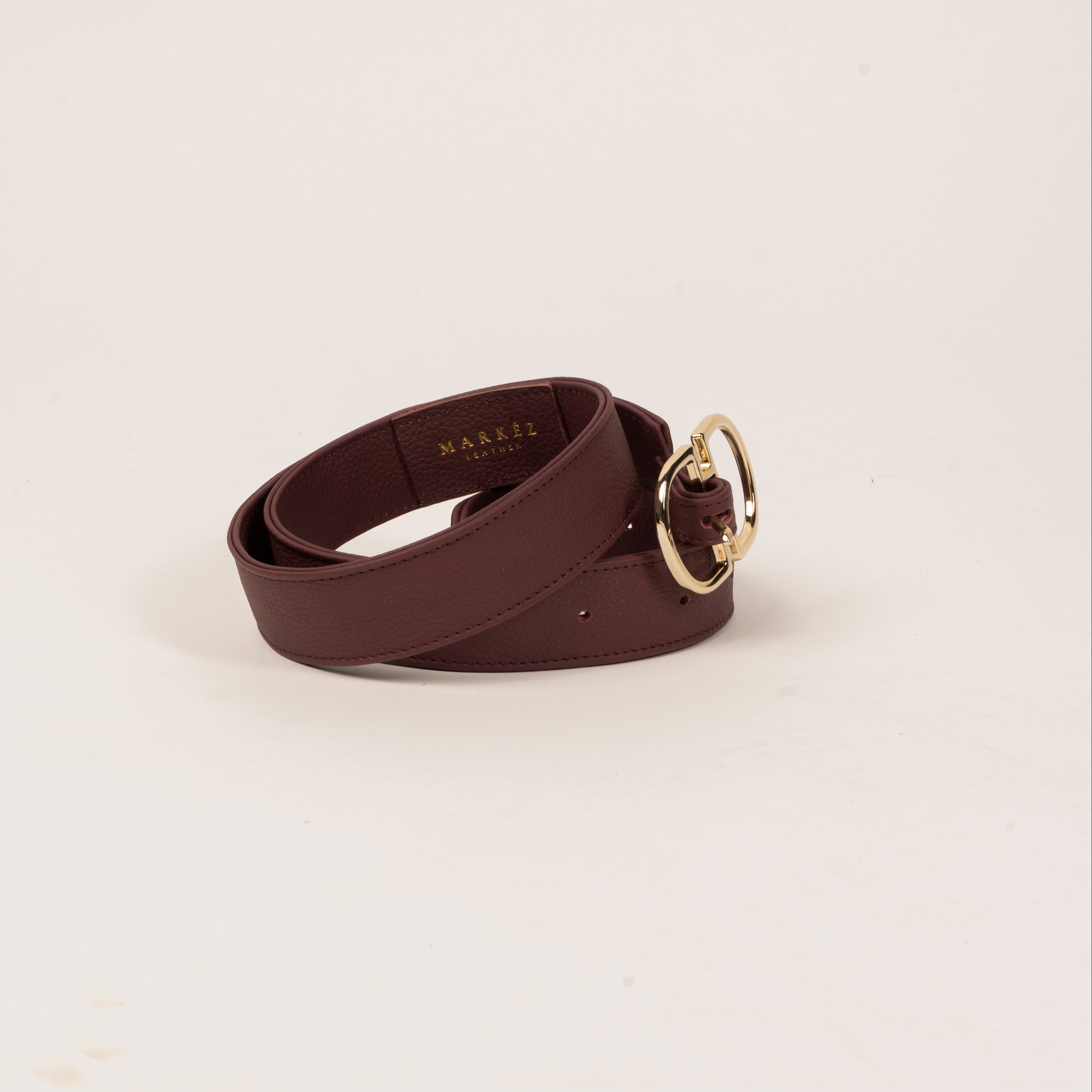 AMARI BELT – BURGUNDY