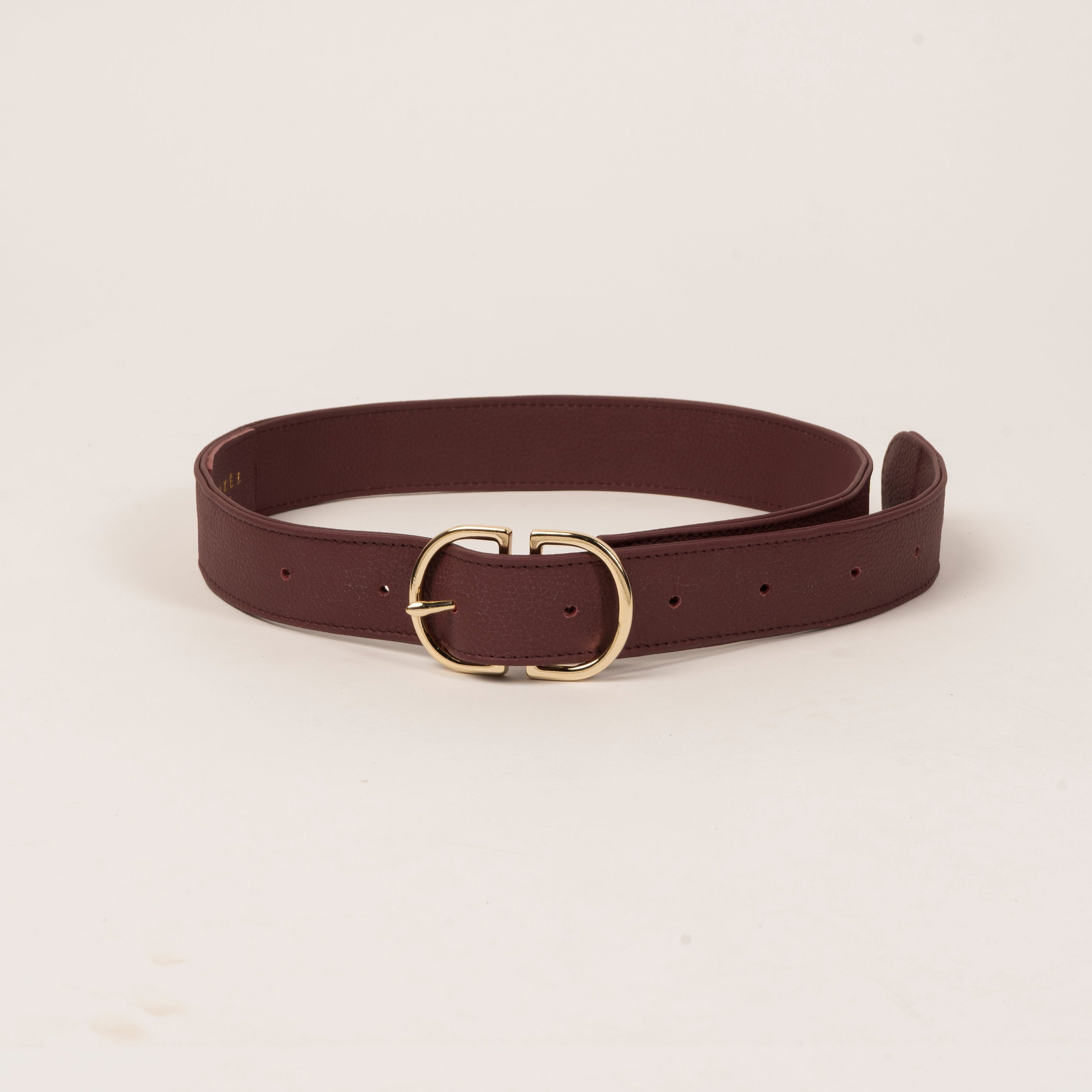 AMARI BELT – BURGUNDY