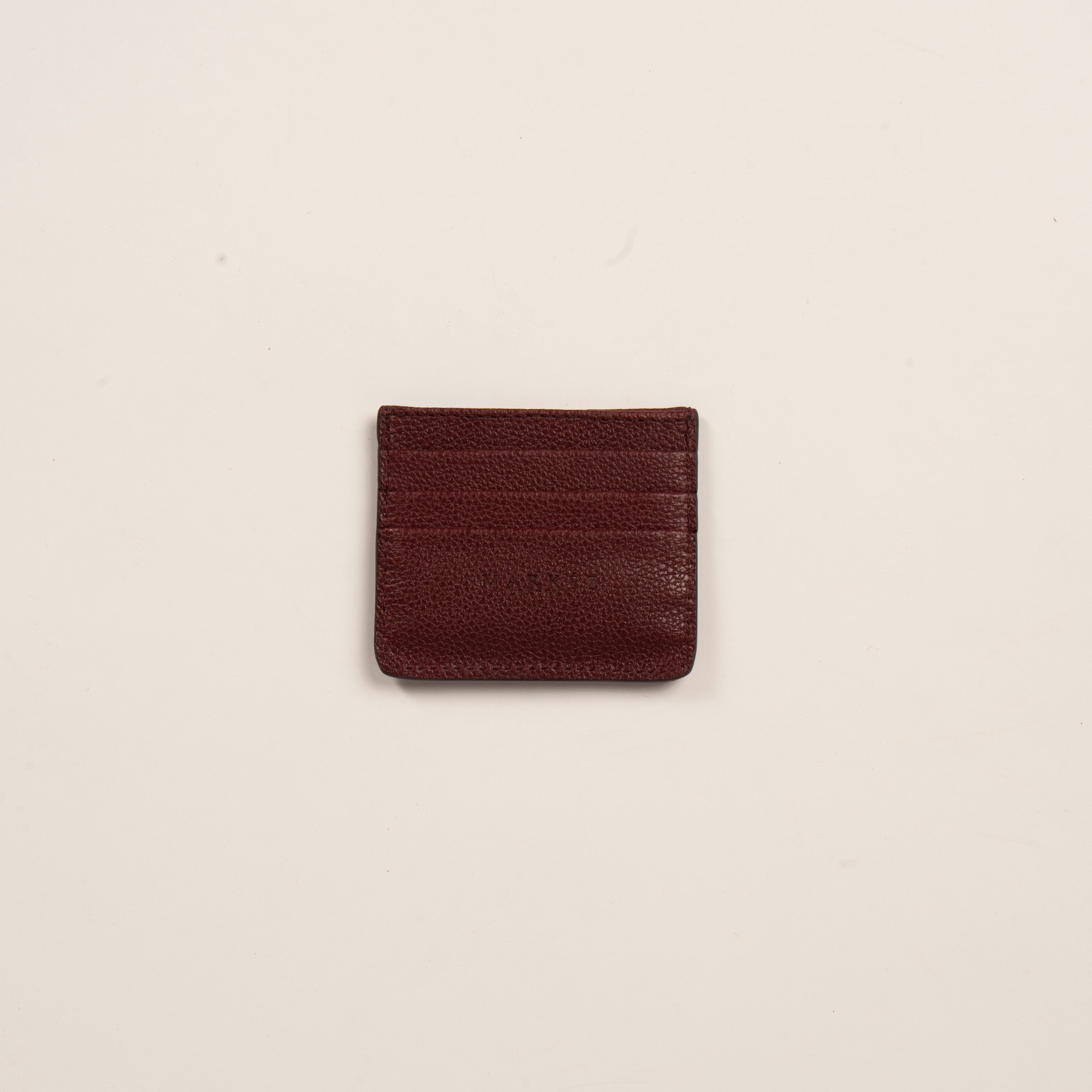 CARDHOLDER - BURGUNDY