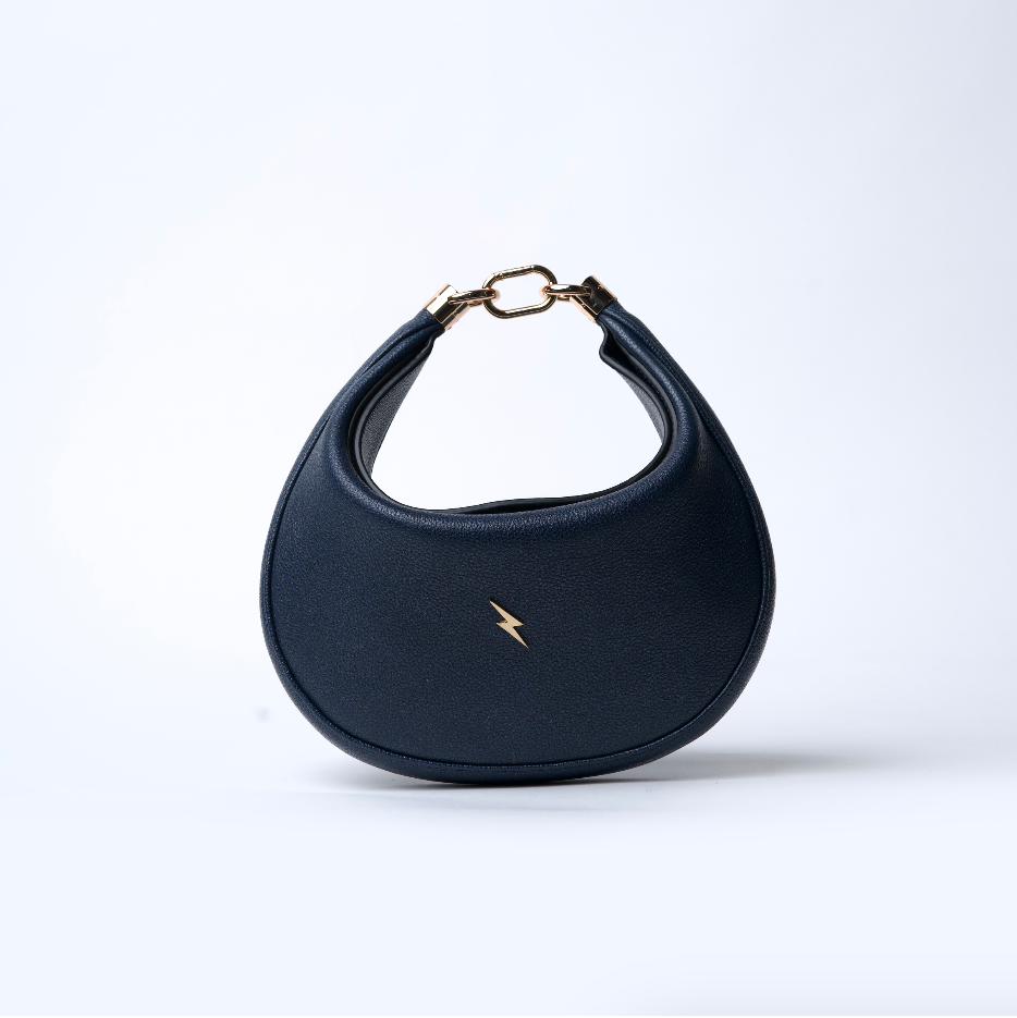 LUNA BAG - METALLIC BLUE