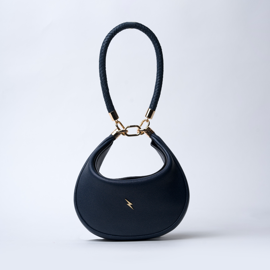 LUNA BAG - METALLIC BLUE