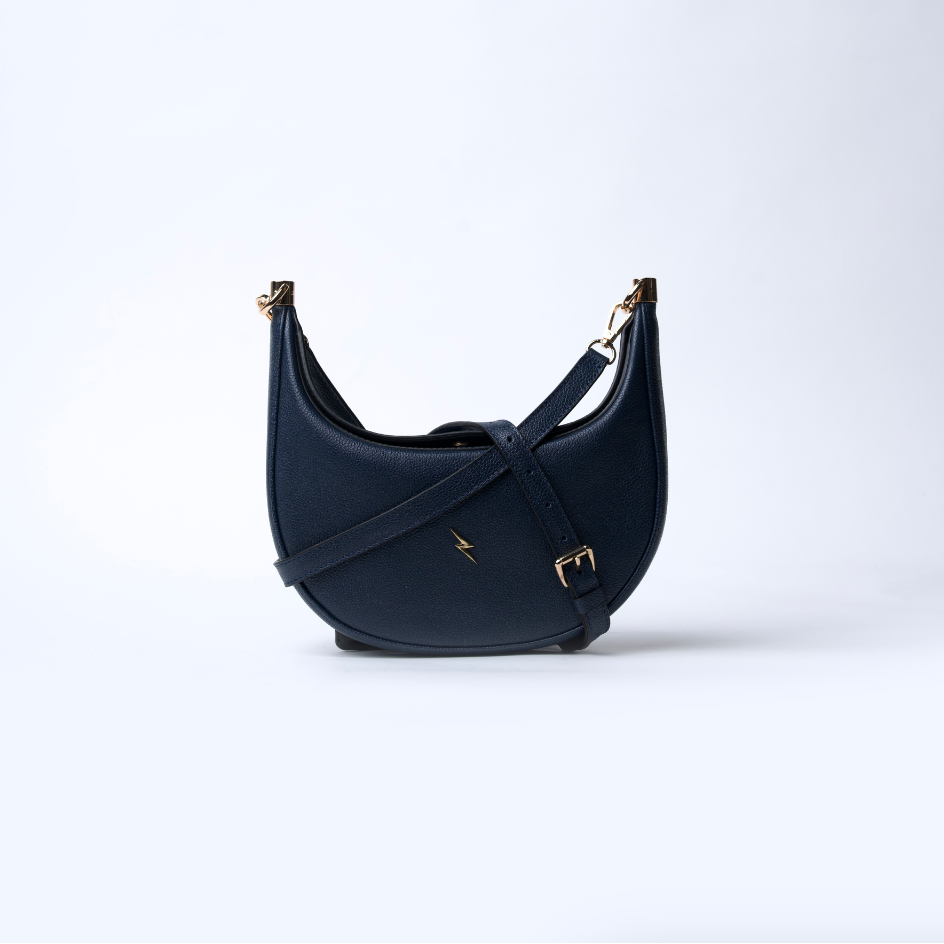 LUNA BAG - METALLIC BLUE